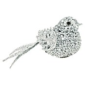 Christbaumschmuck Clipvogel (Silber, Kunststoff, 1 Stk., 12 x 4 x 10 cm) | BAUHAUS