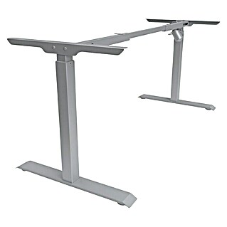 Tischgestell E-MORE (Breitenverstellung: 100 cm - 150 cm, Höhenverstellung: 65,5 cm - 117,5 cm, Traglast: 80 kg, Stahl, Aluminium)