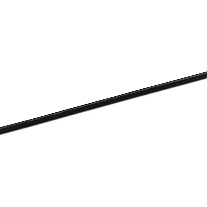 Seilflechter Cuerda por metros - Diámetro: 8 mm, Plástico, Negro - Un altavoz de barra de sonido largo y negro diseñado para una experiencia de sonido inmersiva. Ideal para cine en casa o escuchar música.