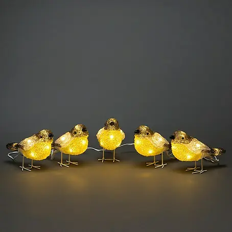 Konstsmide LED-Weihnachtsdekoleuchte Acryl Vögel