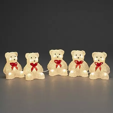 Konstsmide  LED-Weihnachtsdekoleuchte Acryl Bären