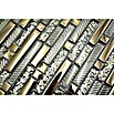 Mosaikfliese Crystal Mix XCM GV918 (29,8 x 33,8 cm, Gold, Glänzend)
