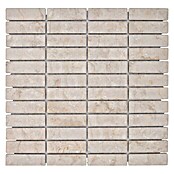 Mosaikfliese Stäbchen Uni ST SO 45 (29,7 x 29 cm, Beige, Matt)