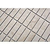 Mosaikfliese Stäbchen Uni ST SO 45 (29,7 x 29 cm, Beige, Matt)