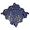 Mosaikfliese Kiesel Uni XKM 451N (27,5 x 27,5 cm, Blau, Glänzend) | BAUHAUS