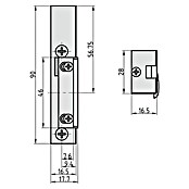 Basi Elektrischer Türöffner ET 91 (Geeignet für: Haustüren, Mit mechanischer Entriegelung, DIN Anschlag: Links) | BAUHAUS