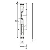 Basi Schließblech FLB 950 (L x B: 250 x 25 mm, DIN Anschlag: Universell einsetzbar) | BAUHAUS