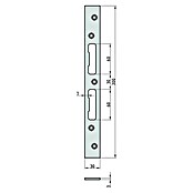 Basi Schließblech FLB 955 (L x B: 300 x 30 mm, DIN Anschlag: Universell einsetzbar) | BAUHAUS