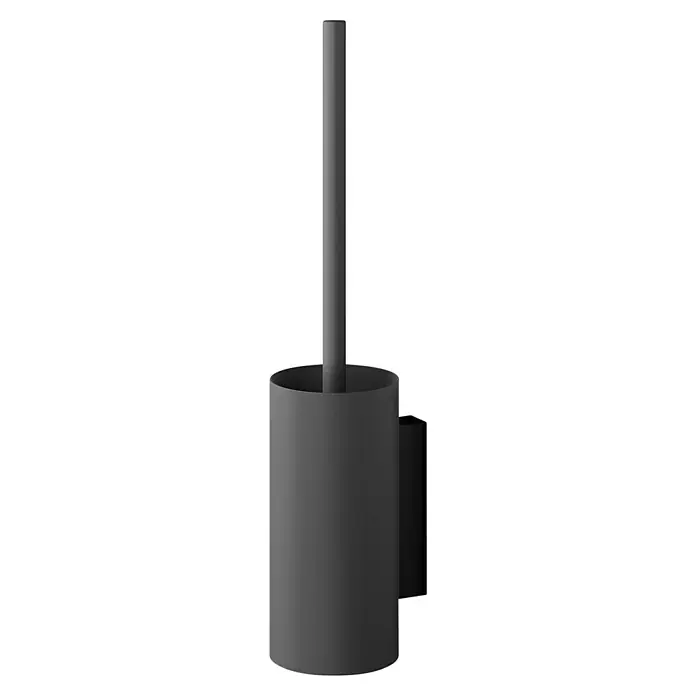 Zack Linea WC-BürstengarniturWandmontage, Stahl, Schwarz - Die elegante WC-Bürste in Grau. Funktionalität und Stil vereint für Ihr Badezimmer. Praktische Badaccessoires für Sauberkeit.