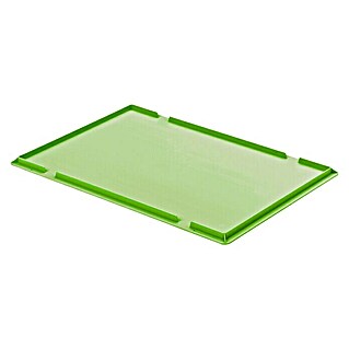 Alutec Deckel für Eurobehälter (L x B: 60 x 40 cm, Grün)