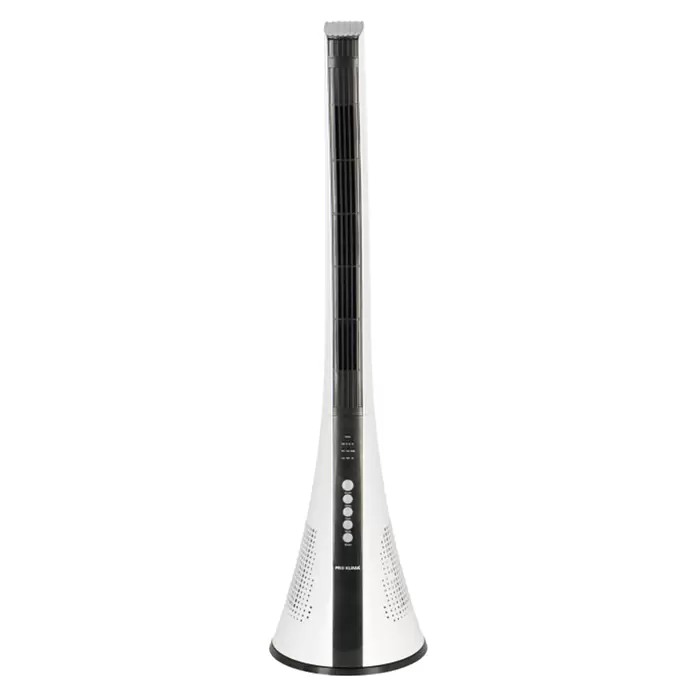 PR Klima Ventilador de torre Design - Blanco/Negro, 110 cm, 40 W