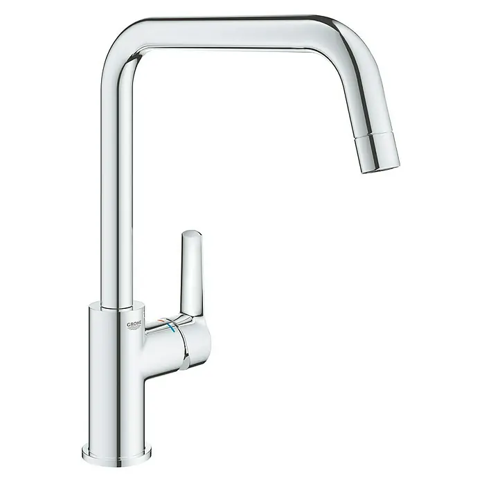Grohe Start Spültischarmatur - Chrom, Glänzend, U-Auslauf - Elegante Grohe Küchenarmatur mit hohem Auslauf und Einhebelmischer für präzise Wasserkontrolle. Modernes Design in glänzendem Chrom.