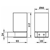 Keuco Plan Zahnputzglas