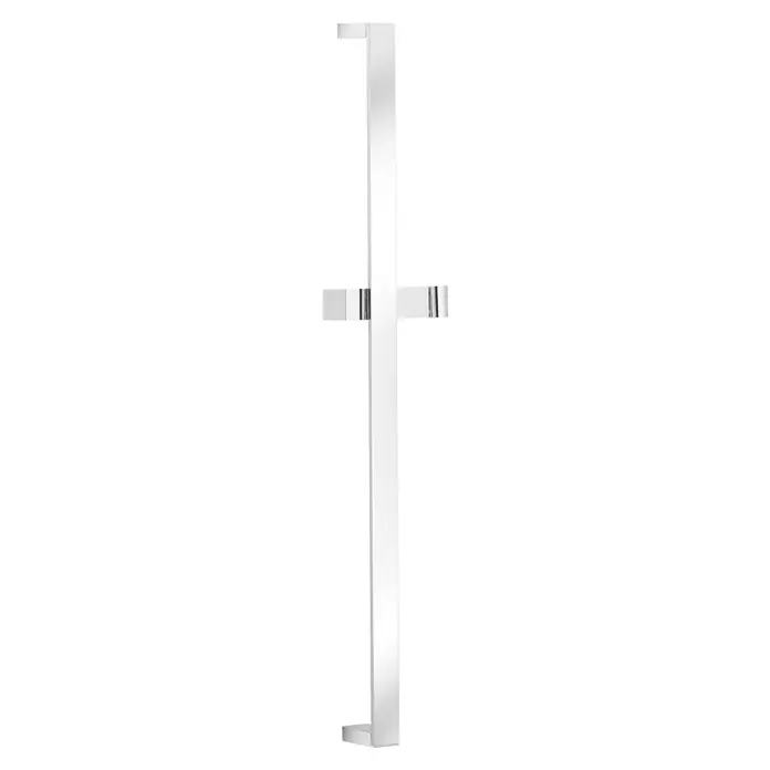 Keuco Edition 11 Brausestange - Höhe: 92,3 cm, Lochabstand: 9 cm, Chrom - Duschstangenset in Chrom-Optik mit Brausehalter und Seifenablage, ideal für moderne Badezimmer und Duschkabinen. Robuste und elegante Ausführung.