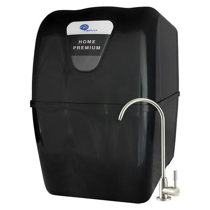 Bb agua Equipo de ósmosis inversa compacta Home Premium - Caudal: 11,85 l/h - Filtro de agua negro BB Agua Home Premium con grifo elegante, que proporciona agua potable limpia y deliciosa directamente del grifo.