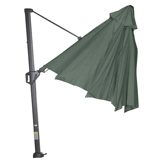 Siena Garden Ampelschirm Sunset N+ - Olive, Bespannungsmaß (L x B): 350 x 350 cm - Dieser stilvolle, olivgrüne Sonnenschirm bietet optimalen Schatten und ist die ideale Ergänzung für jeden Außenbereich.