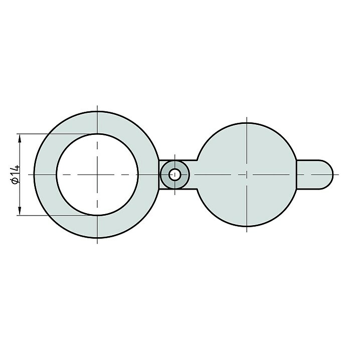 Basi Blende für TürspionePassend für: Basi Türspion TS 680, Gold Sketch