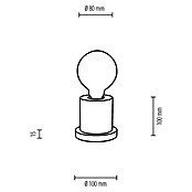 Spotlight Tischleuchte Tasse (60 W, Weiß, Höhe: 10 cm)