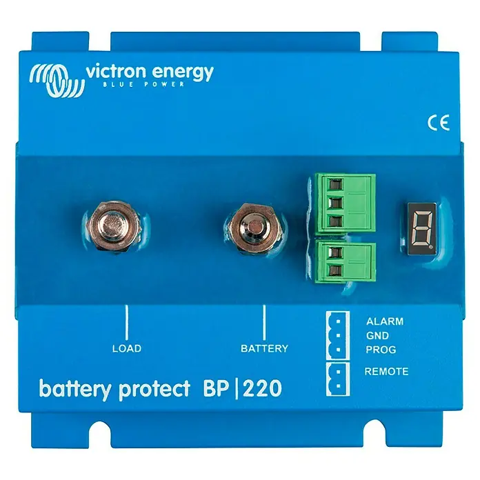 Batterie-Erhaltungsgerät BatteryProtect BP-220 - 120 x 123 x 62 mm - Das blaue Victron Energy Battery Protect BP 220 Gerät schützt zuverlässig Batterien vor Tiefentladung und Überspannung.