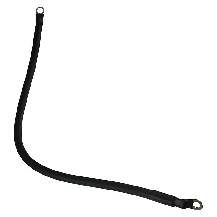 Offgridtec Batteriekabel Verbindungskabel - Länge: 40 cm, Querschnitt: 25 mm², Schwarz - Schwarzes Batteriekabel mit Ringösen an beiden Enden für eine sichere Verbindung.