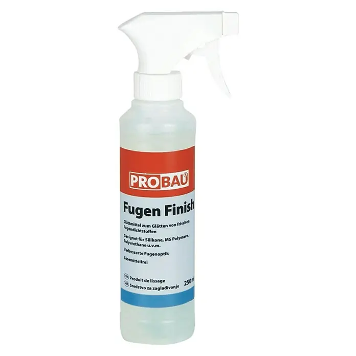 Probau Silikon-Glättmittel Fugen Finish - 250 ml - ProBau Fugen Finish: Glättmittel für frische Fugendichtstoffe, geeignet für Silikone und Polymere. Für verbesserte Fugenoptik, lösemittelfrei.