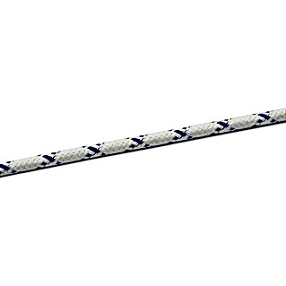Seilflechter Cuerda de amarre a metros Olympia Star (Diámetro: 6 mm, Poliéster, Blanco/Azul marino)