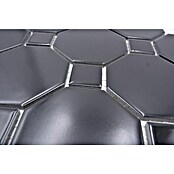 Mozaïektegel Octagon G 940N (30 x 30 cm, Zwart, Mat) | BAUHAUS
