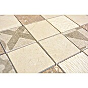 Mosaikfliese Quadrat Mix MTS 48B B03 (30 x 30 cm, Beige/Braun, Matt) | BAUHAUS