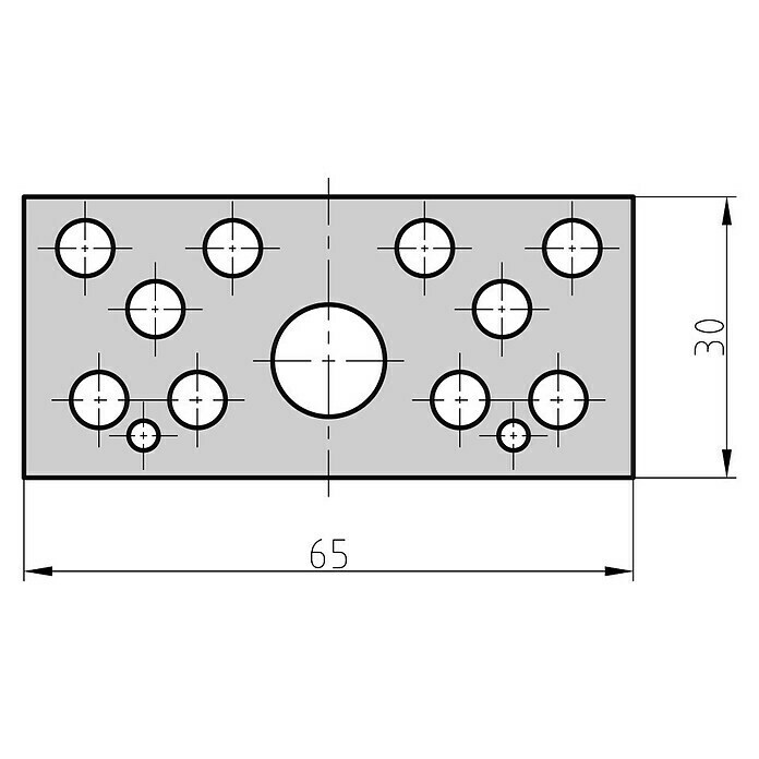 Basi Distanzplatten-Set (Passend für: Türzusatzschlösser) | BAUHAUS