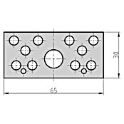 Basi Distanzplatten-Set (Passend für: Türzusatzschlösser) | BAUHAUS