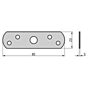 Basi Distanzplatten-Set (Passend für: BASI Fensterzusatzsicherung FS 500, Weiß) | BAUHAUS