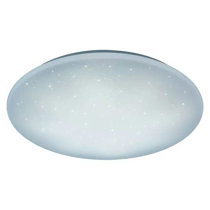 Reality Leuchten LED-Deckenleuchte Kato Starlight - 27 W, L x B x H: 60 x 60 x 12 cm, Weiß, Mehrfarbig - Deckenleuchte mit Sternenmuster.