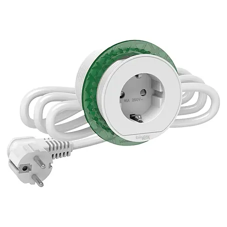 Schneider Electric  Enchufe con base escritorio