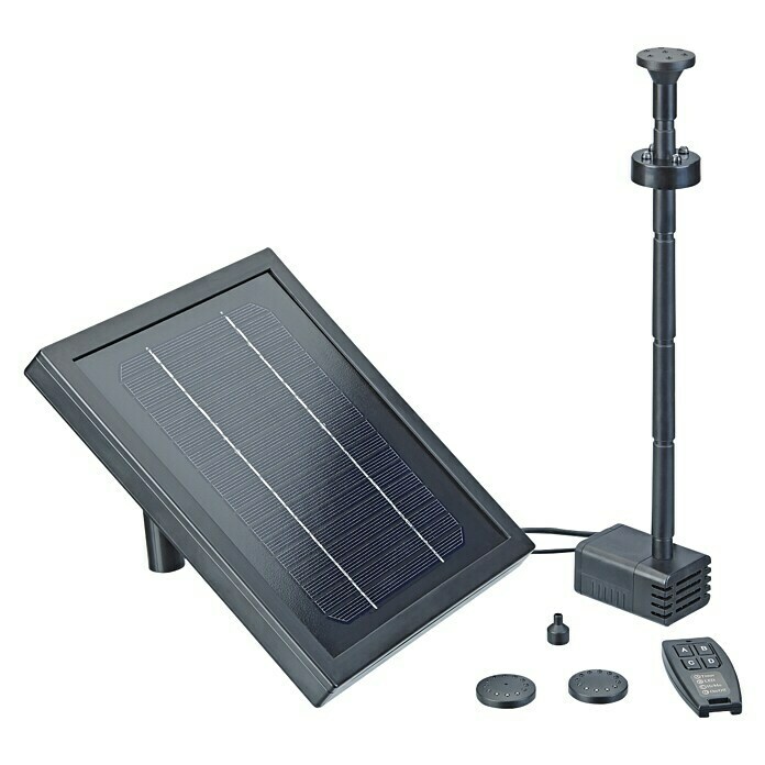 Neptun Solar-Wasserspielpumpe NSTP-O 250 CONTROLFördermenge pro Std.: 250 l Diagonal View