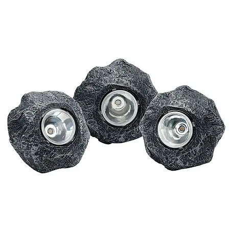 Pontec  Teichbeleuchtung LED Set Rocklight 3er Pondostar