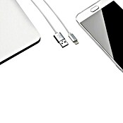 BAUHAUS USB-oplaadkabel (Wit, 1 m, USB A-stekker, Lightning-stekker)