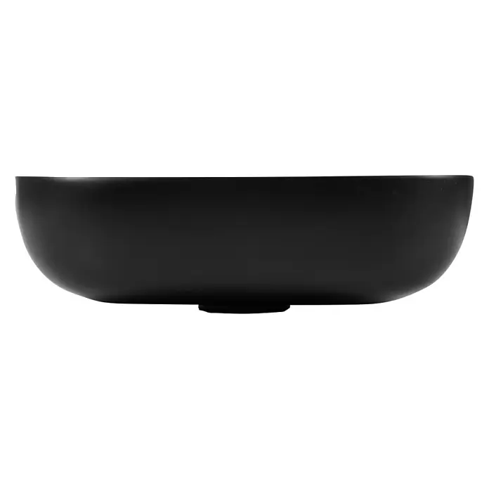Cipì Lavabo de sobremesa Snob - 55 x 40 cm, Negro, Satinado - Ensaladera negra elegante, perfecta para uso diario y ocasiones especiales. Adición versátil y elegante para cualquier mesa.