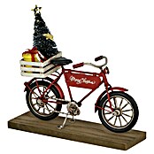 Dekofigur Weihnachtsfahrrad (L x B x H: 15 x 6 x 18 cm, Rot, Metall) | BAUHAUS