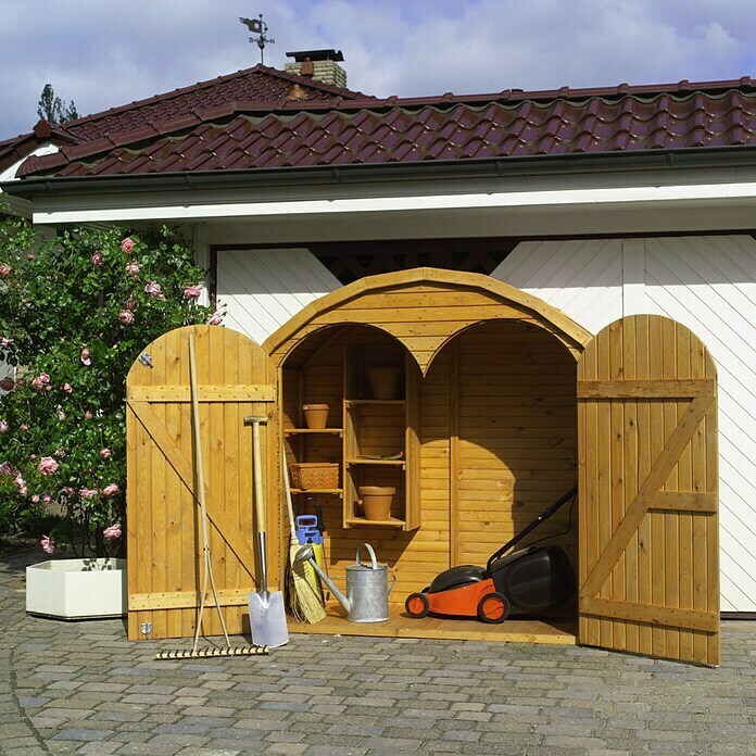 Promadino Gartenschrank Roma83 x 195 x 184 cm Mood Shot