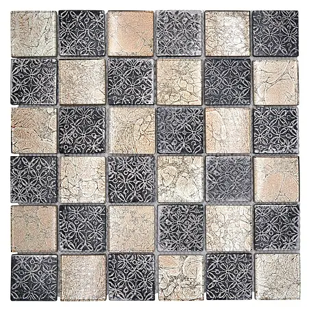 Mosaikfliese Quadrat Crystal Mix XCM 8OP4