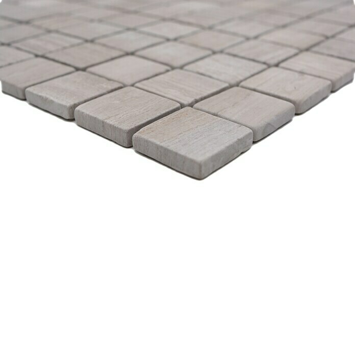 Mosaikfliese Quadrat Uni MOS 32/2012 (30,5 x 30,5 cm, Grau, Matt)