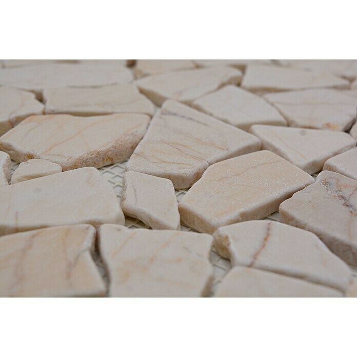 Mozaik pločica (30,5 x 30,5 cm, Beige, Polirano)