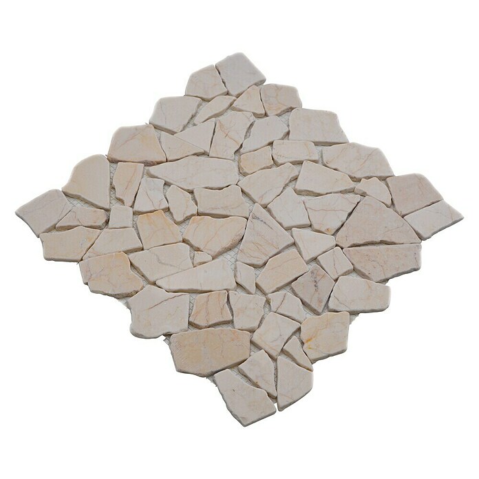 Mozaik pločica (30,5 x 30,5 cm, Beige, Polirano)
