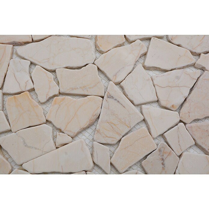 Mozaik pločica (30,5 x 30,5 cm, Beige, Polirano)