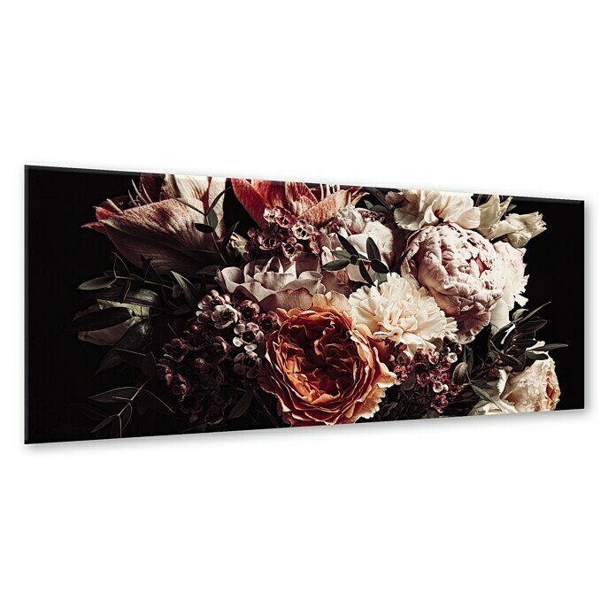 Glasbild (Bouquet, B x H: 125 x 50 cm) | BAUHAUS