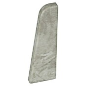 Egger Eindkap (Steen wit, 2 stk., Passend bij: Egger plinten 17 x 60 mm)