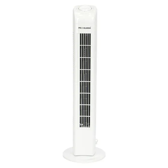 Proklima Turmventilator - Weiß, Höhe: 78 cm, 45 W - Der Pro Klima Turmventilator in Weiß sorgt für eine angenehme Kühlung und ist ein stilvolles Detail.