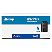Kopp Paris Afdekraam 5-pack (Zwart, Kunststof, 2 voudig) | BAUHAUS