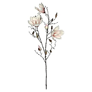 Kunstblume Magnolie (Höhe: 88 cm, Rosa, Kunststoff)