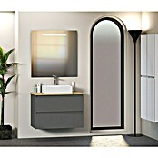 Mueble de lavabo Fons (46 x 80 x 56 cm, Antracita, Mate)